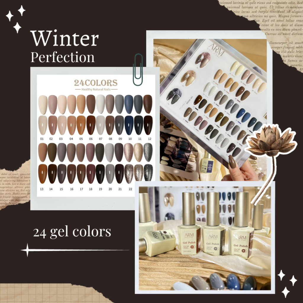 ARM Freezing Collection – 24 Fashion Colors – ARM Nail Care